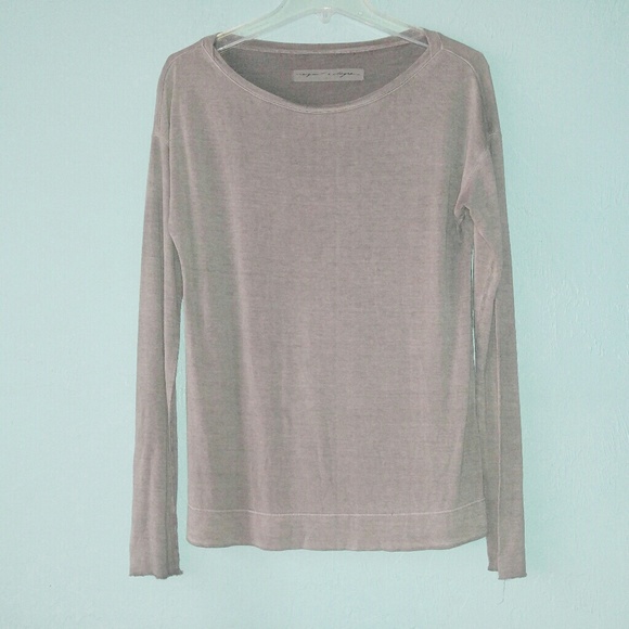 REVOLVE Raquel Allegra Oversized Gray Top - Picture 1 of 3